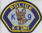 Police K-9 Unit Shoulder Patch German Shepherd